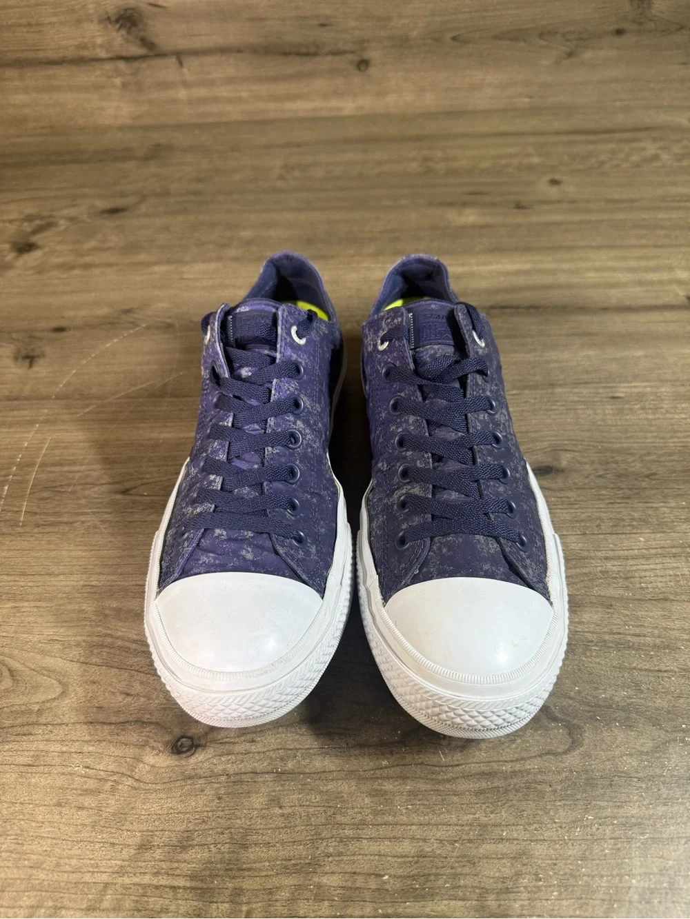Converse Chuck Taylor II Ox 153549C Purple Acid Wash Lunarlon Mens 11.5